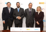 Jaime Lissavetzky, Miguel Carballeda, Pablo Juantegui y Amparo Valcarce